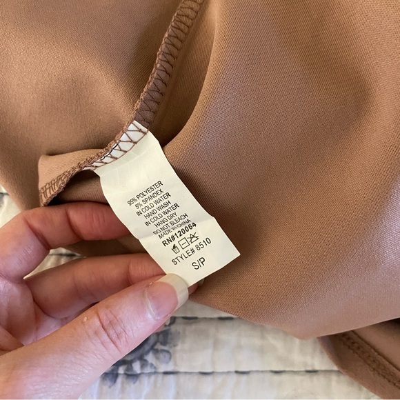 Mauve Pink Asymmetrical Rouched Wrapped Dress - Picture 10 of 12